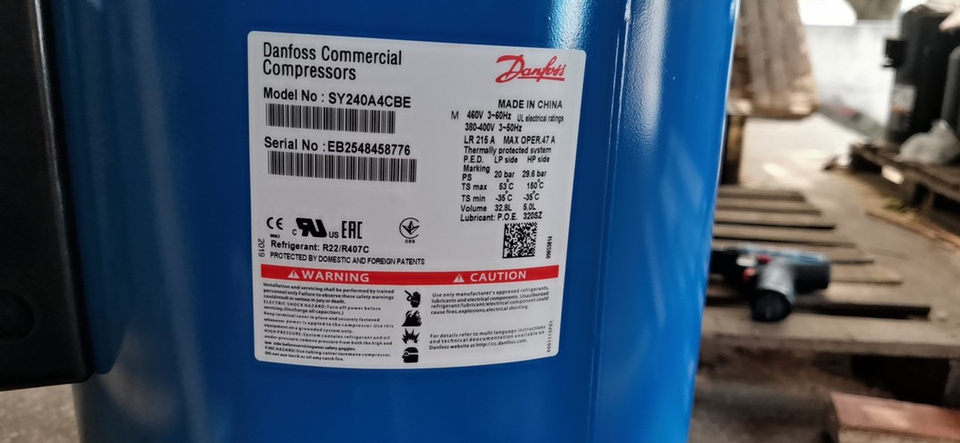 SY240A4CBE Danfoss Refrigeration Compressor